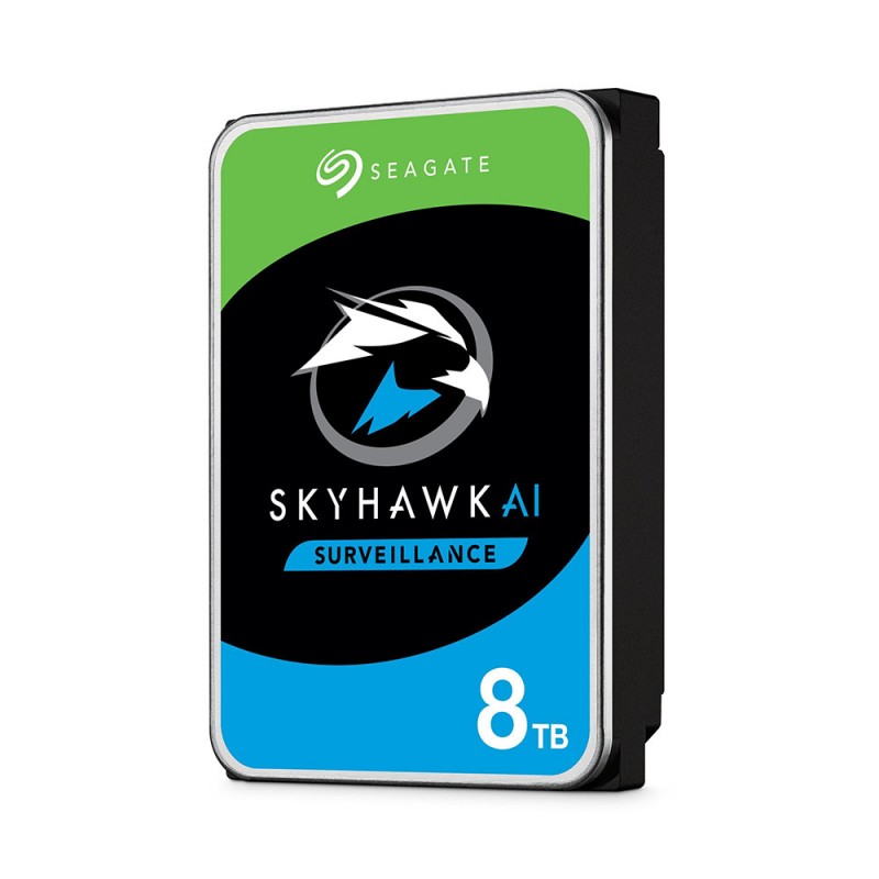 Ổ Cứng Camera HDD Seagate SKYHAWK AI  8TB/3.5/7200rpm ST8000VE0004 - Hàng Chính Hãng