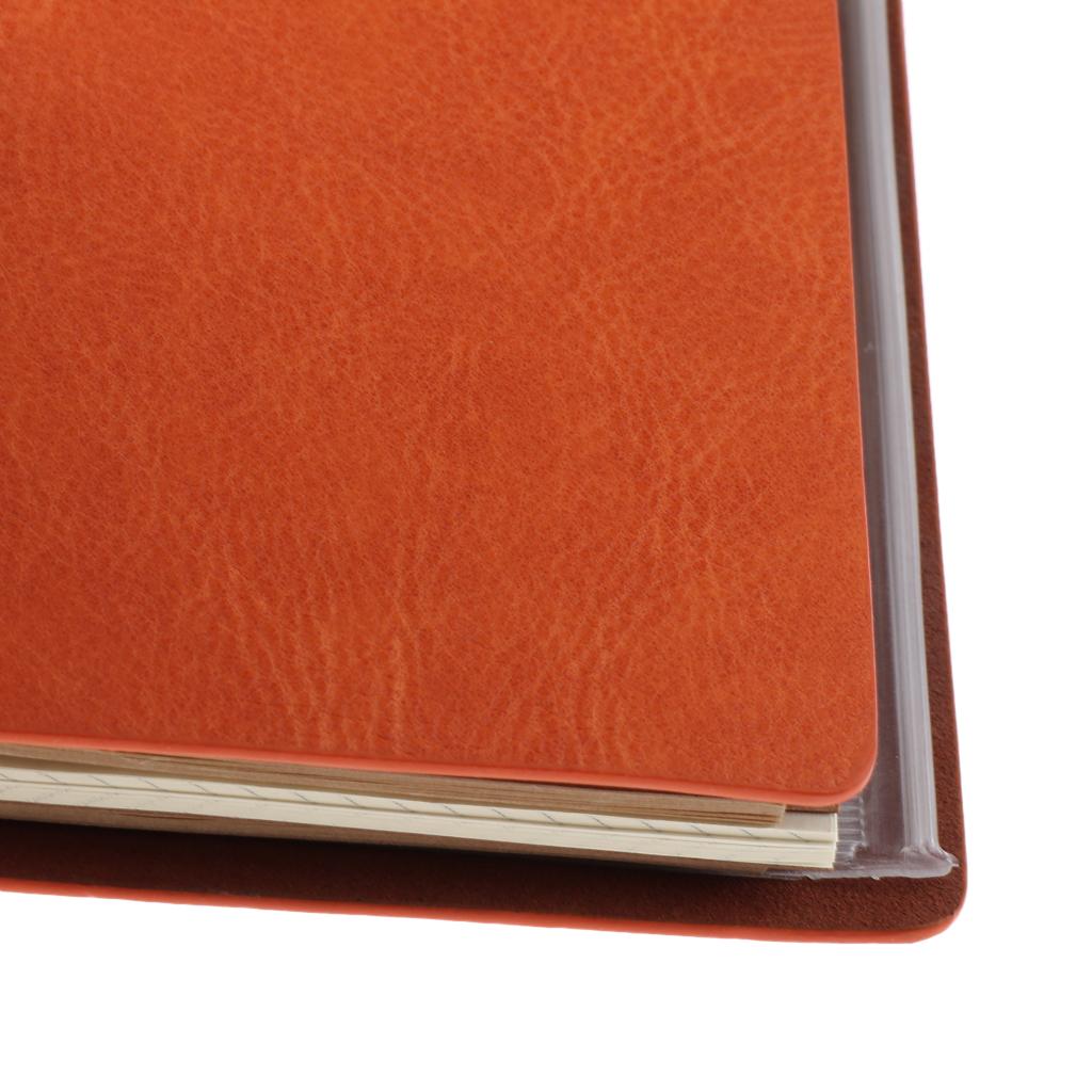 Orange A6 Paper Size Notebook Portable Note Book for Painting, Diary