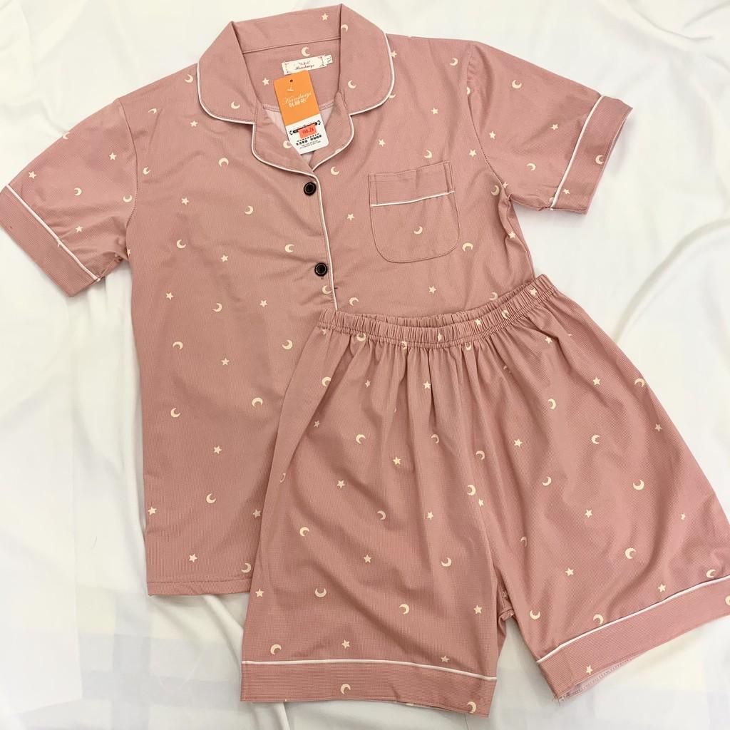 Pijama mặc ở nhà, Bộ Ngủ Nữ cotton cộc nhiều màu CCCP06