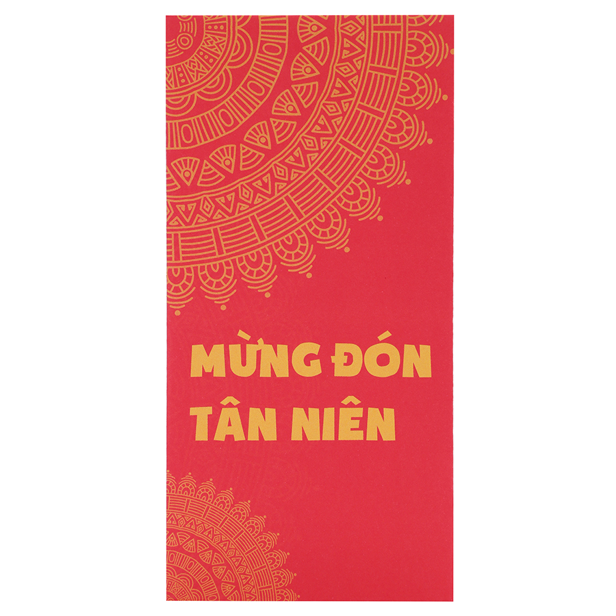 Xấp Bao Lì Xì Cao Cấp - Mưng Đón Tân Niên (6 Cái / Xấp)