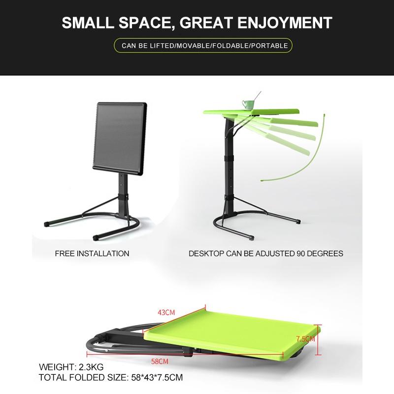 Bàn làm việc đứng nâng hạ Foldable Computer Table Adjustable 580mm-695mm