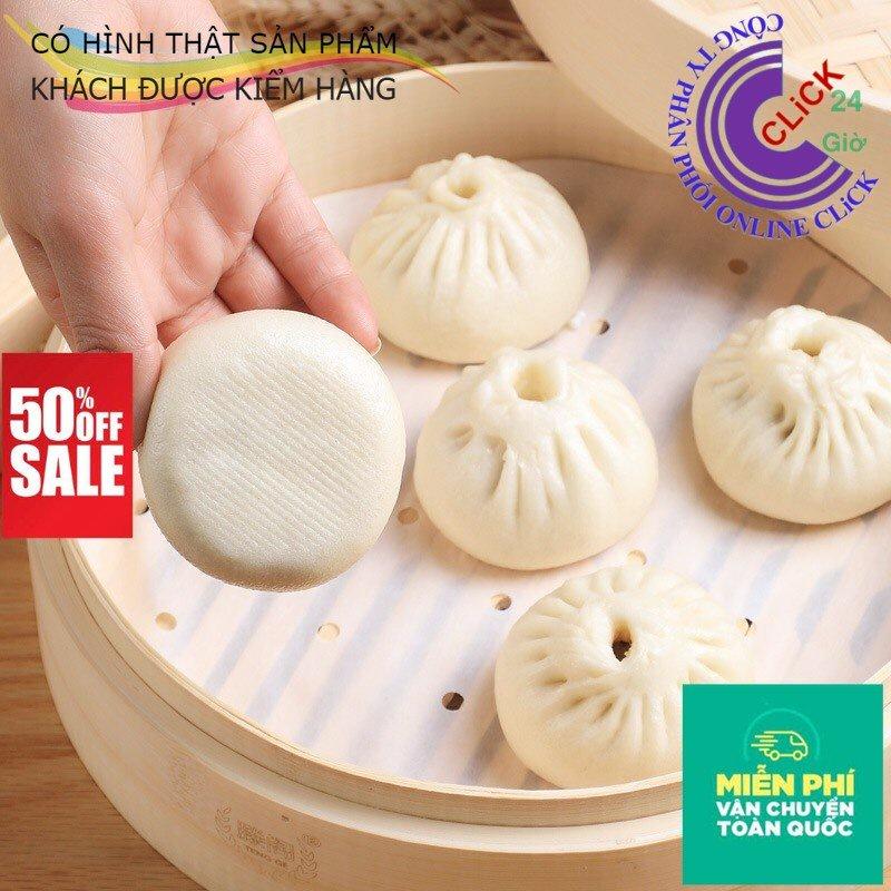 Combo 100 Tờ Giấy Nến Tròn Đục Lỗ Dùng Cho Nồi hấp, Nồi Chiên Không Dầu - An Toàn Sức Khỏe