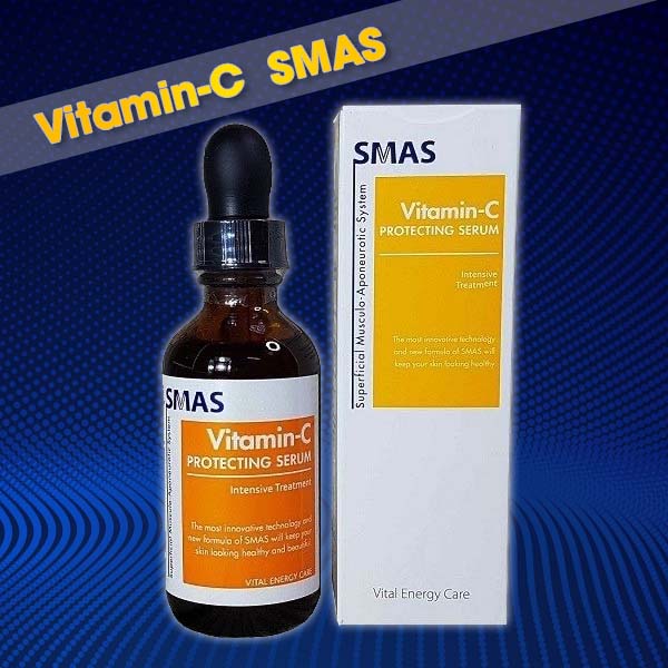 Hình ảnh Serum Vitamin C SMAS tinh chất C dưỡng trắng sáng, mờ thâm cho da 60ml