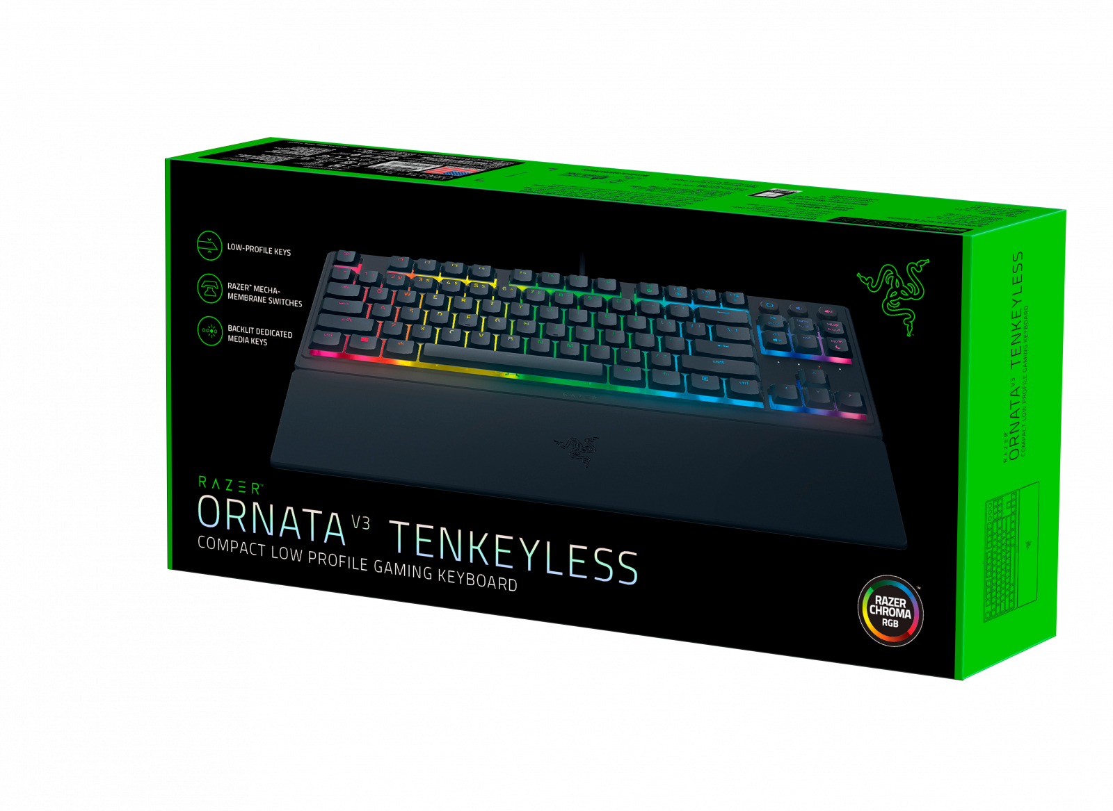 Bàn phím có dây Razer Ornata V3 Tenkeyless - Hàng Chính Hãng