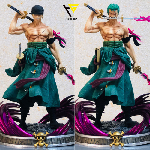 Mô nhân vật Zoro cao 37 cm siêu đẹp có hiệu ứng