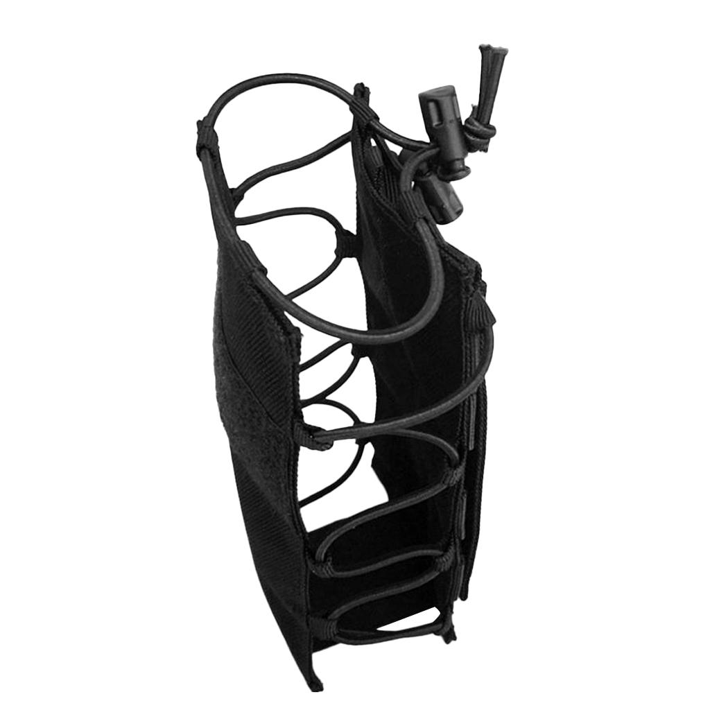 Adjustable Water Bottle Carrier and Holder Bag MOLLE Pouch Hiking Camping Hydration Bag