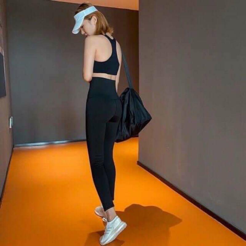 Quần tập dài giảm mỡ- quần tập gym dáng dài 70kg