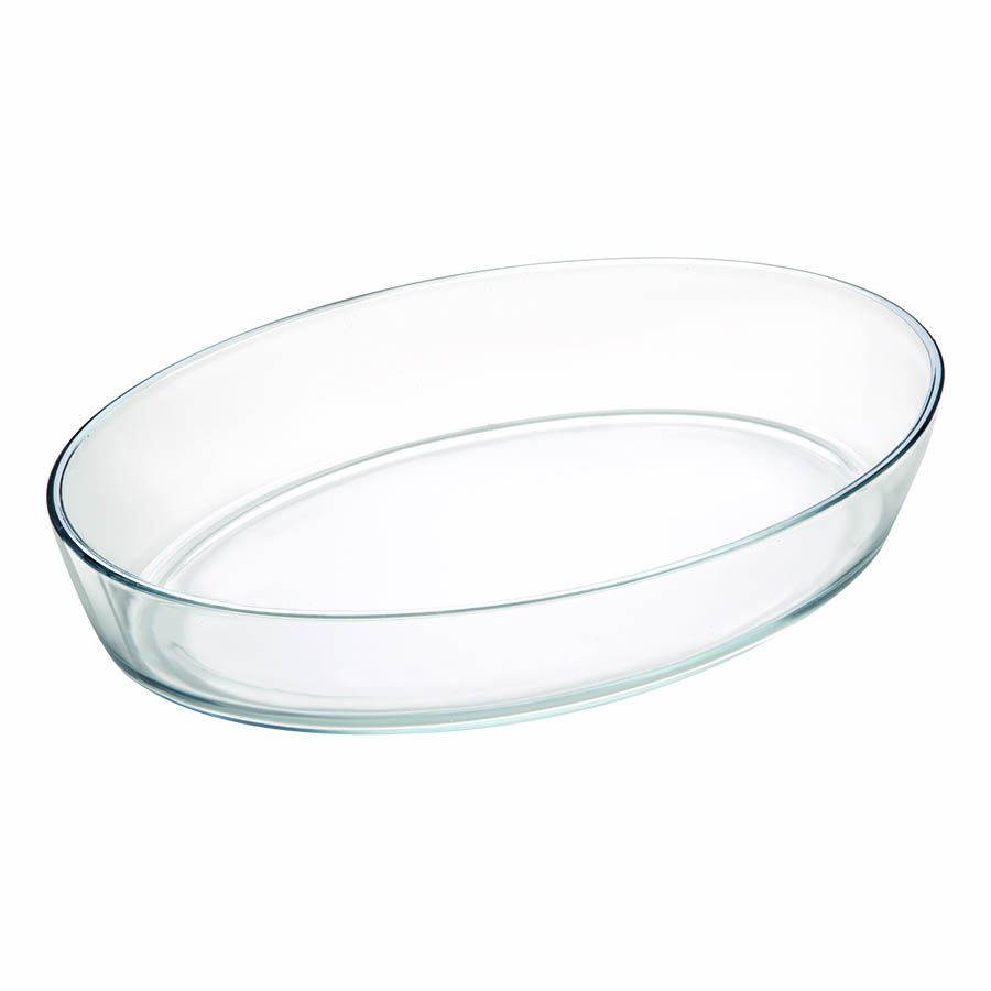 Combo 2 Khay Thủy Tinh Oval Fornoverre 30cm x 20cm (1.7L)