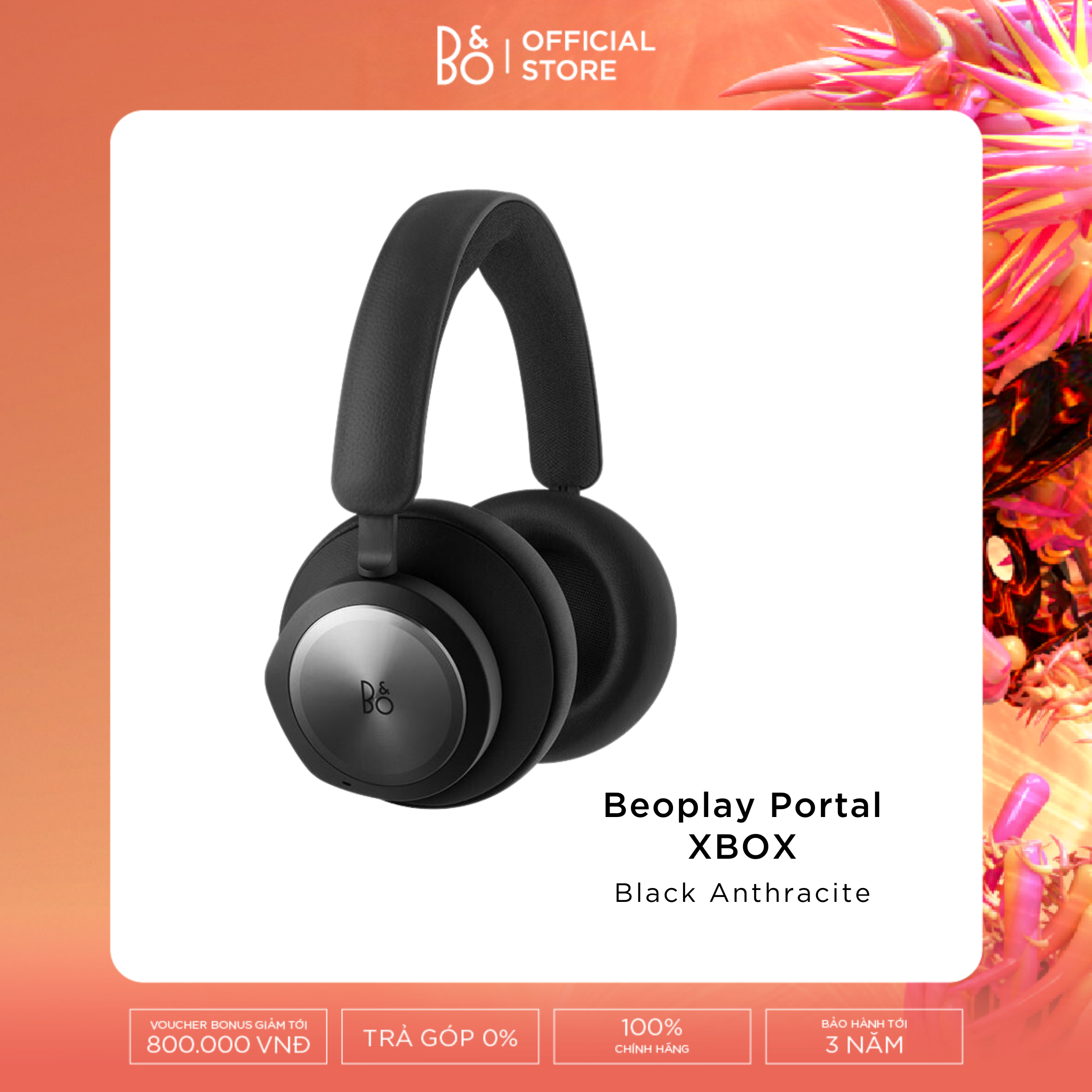 Beoplay Portal phiên bản XBOX - Tai nghe B&O chuyên nghiệp dành cho game thủ - Hàng chính hãng