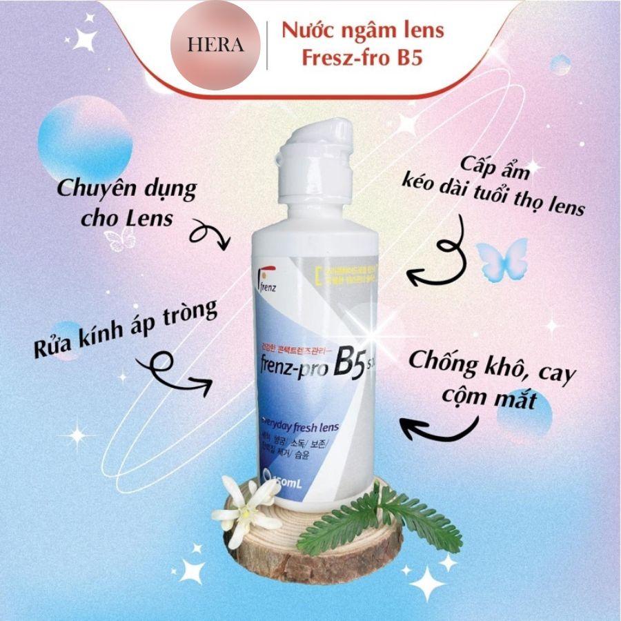 Nước Ngâm Kính Áp Tròng Frenzpro B5 Nước Rửa Lens Hàn Quốc - Hera Lens