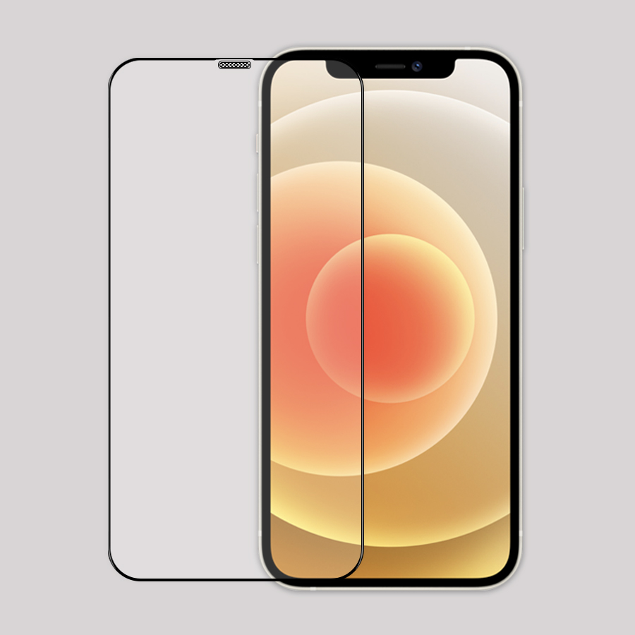 Kính Cường Lực Full màn Chống Bụi Màng Loa Cao Cấp cho iPhone 12 / 12 Mini/ 12 Pro/ 12 Pro Max- Hàng Chính Hãng