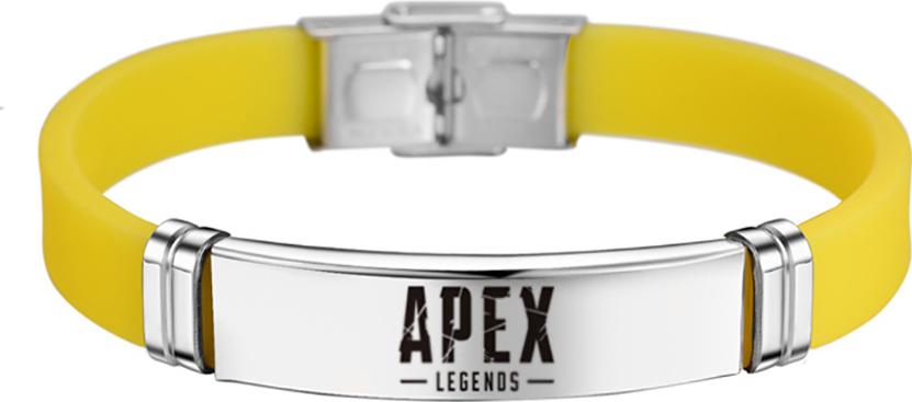1 Vòng Tay Anh Hùng Bằng Cao Su Và Thép Không Gỉ  Hot Game Apex Legends Mẫu Chữ