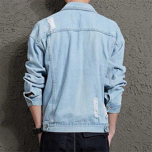 ÁO KHOÁC JEANS NAM JK018 VẢI JEANS THÔ MỀM MẠI ÁO FORM BODY TRẺ TRUNG MÀU XANH DƯƠNG DỄ DÀNG PHỐI ĐỒ