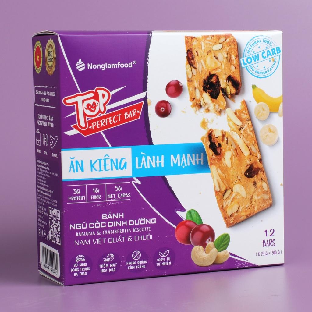 Thanh Gạo Lức Hạt Và Trái Cây 136g