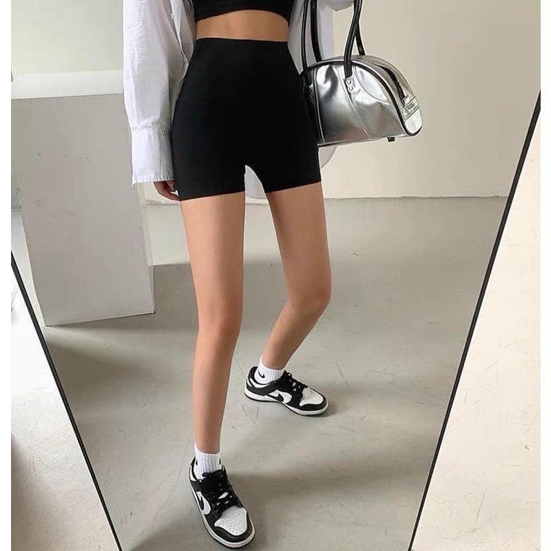 Quần Legging Đùi Dáng Thể Thao Mùa Hè,Quần Short Nữ Body Tập Gym Dáng Ngắn