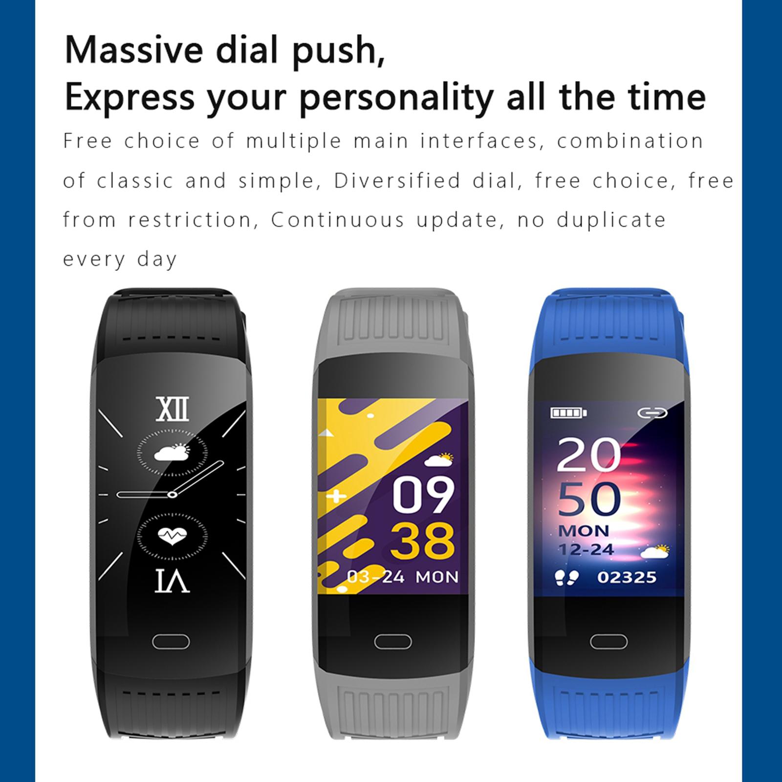 Smart Watch for Android and iOS Phones Smartwatch Fitness Tracker 0.96 Inch Touch Screen Sleep Monitor for Men Women Compatible with iOS Android