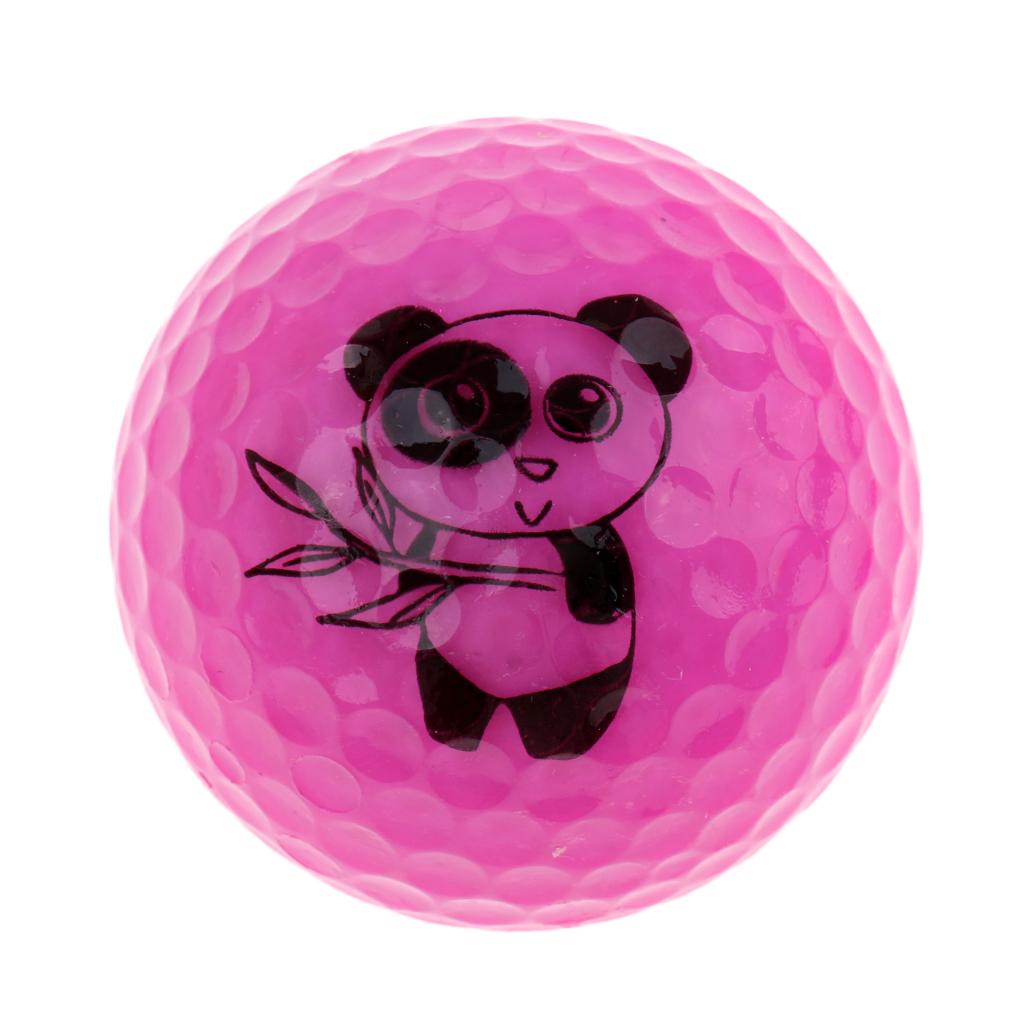 Golf Driving Range Practice Ball Double Layer Golf Ball Cute Panda