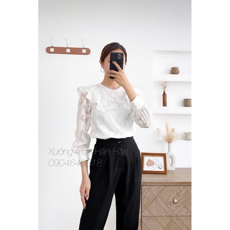 Quần baggy công sở chun sau