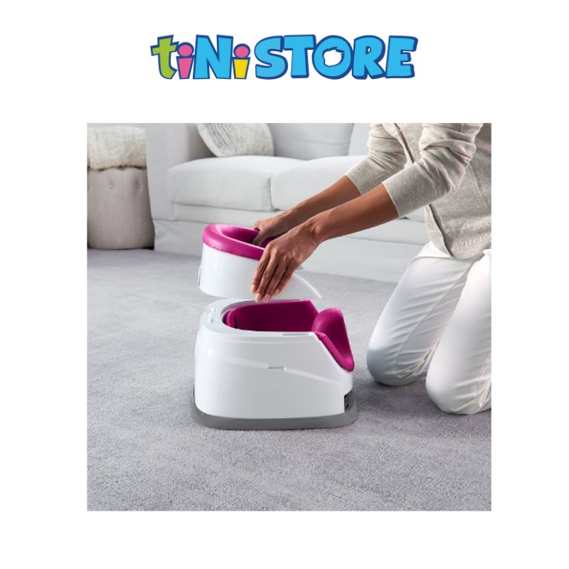 tiNiStore-Ghế ăn dặm 2 trong 1 màu hồng Ingenuity 11579