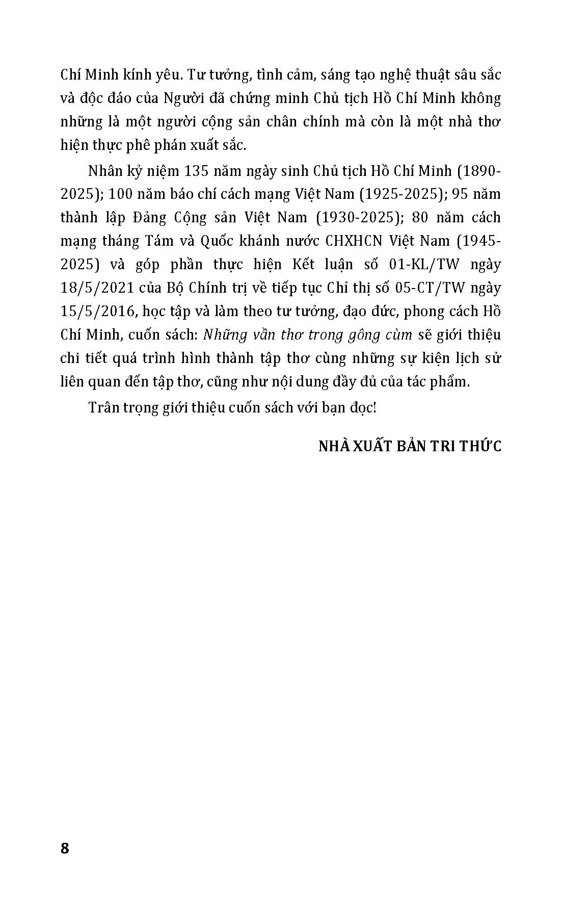 Hồ Chí Minh - Những Vần Thơ Trong Gông Cùm