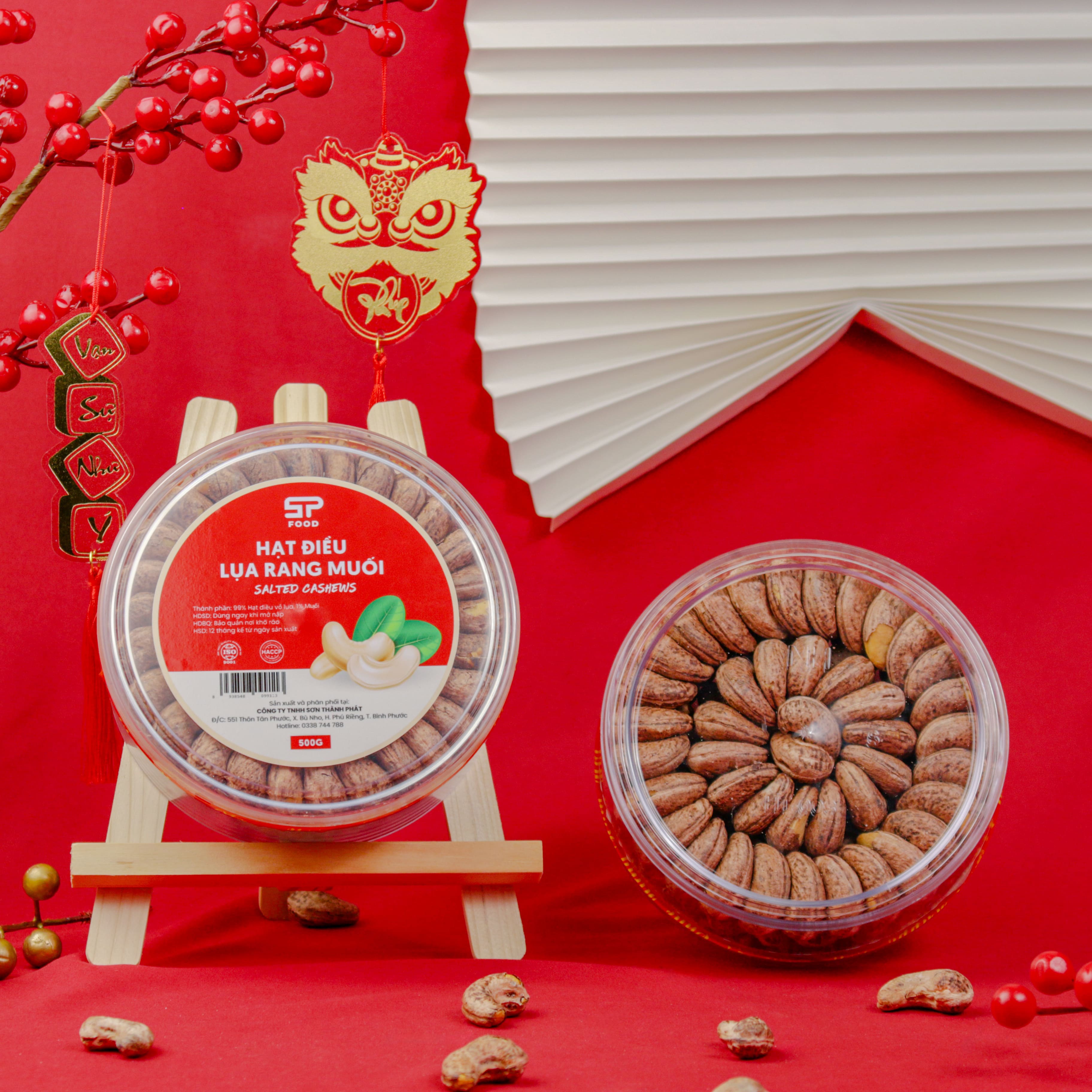 Hạt Điều Rang Muối Nguyên Lụa STP Food 500g – Hạt Điều Bùi Béo, Giàu Chất Dinh Dưỡng, Rất Tốt Cho Sức Khỏe