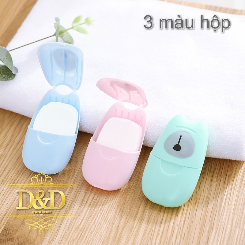 Xà phòng giấy du lịch nhỏ gọn dùng 1 lần tiện lợi