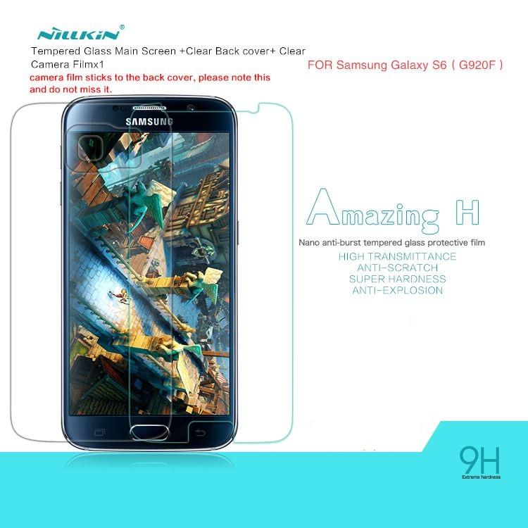 Kính cường lực Nillkin Amazing H dùng cho Samsung Galaxy S6 - Chính hãng