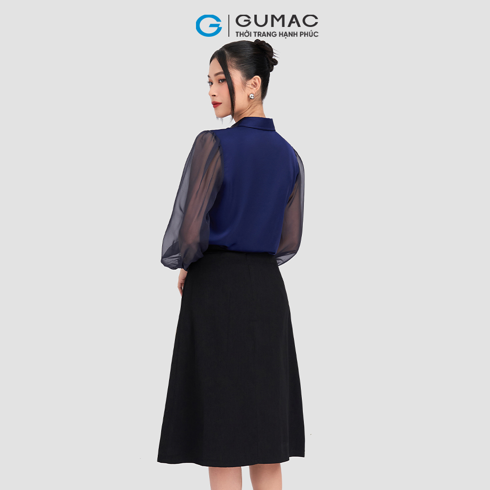 Áo sơ mi tay phối GUMAC AD03040