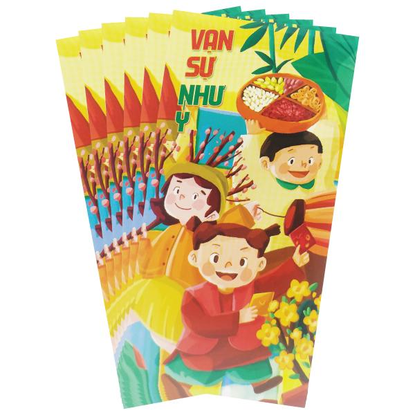 Bộ 6 Bao Lì Xì - Greenwood LXT86