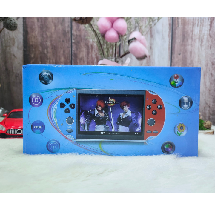 Máy Chơi Game Nintendo X7 Plus Màn Hình 4,3 Inch Bộ Nhớ 8 Gb Tích Hợp Gần 900 Trò