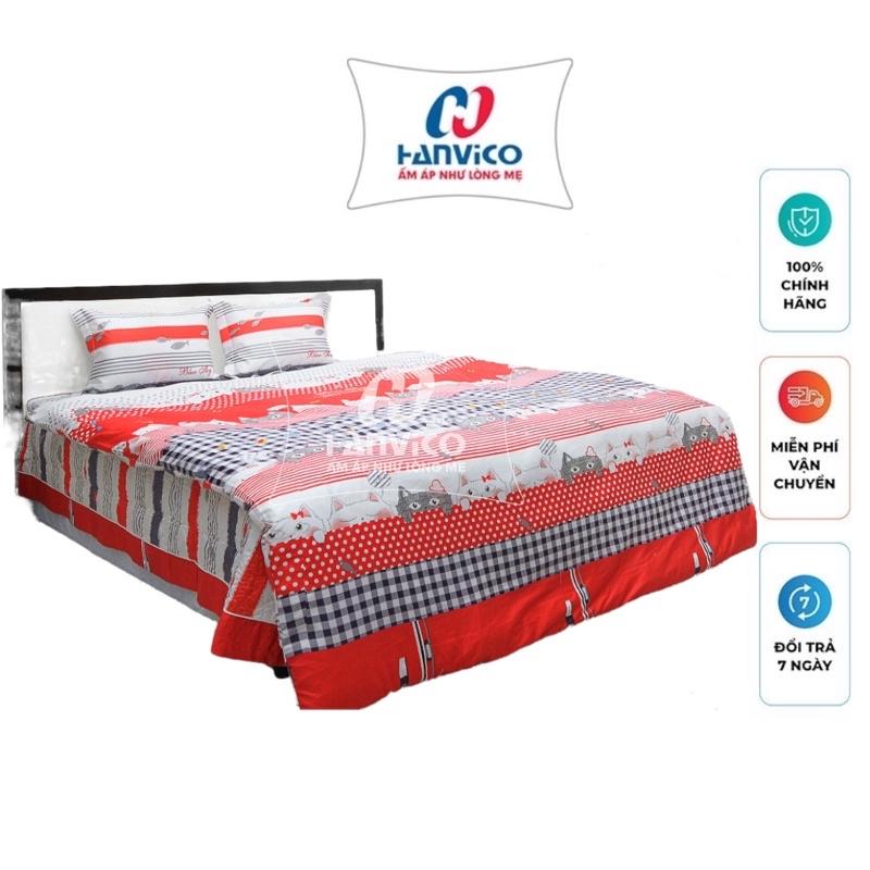 Bộ Chăn Ga Gối Hanvico Blue Sky - DL132