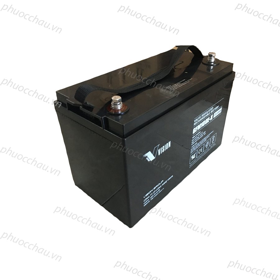 Ắc quy bộ lưu điện, ắc quy Vision 6FM100E-X/6FM100D-X , ắc quy viễn thông