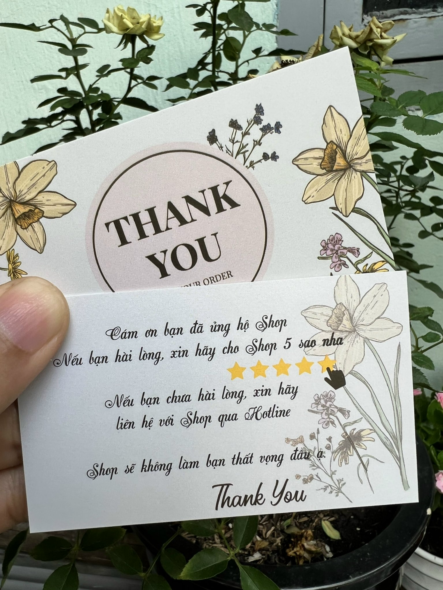 [New] Combo 100 card Cảm Ơn, Card Thank You, Thiệp Cảm Ơn Khách hàng