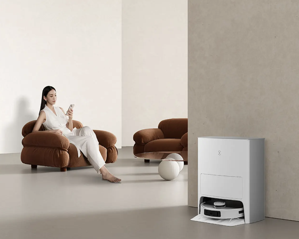 Robot Hút Bụi Lau Nhà ECOVACS Deebot T20 Darwin OMNI - Bản Quốc Tế Tự Động Hút Rác Kết Nối App, Công Nghệ Làm Mát Không Khí Khử Mùi, Trợ Lý Ảo YIKO, Công nghệ OMO 3.0, Lực Hút 6.000 Pa, Phù Hợp Diện Tích 250m2, Công Suất 45 W - Hàng Chính Hãng