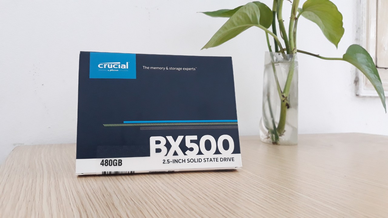 Ổ cứng SSD Crucial BX500 3D NAND 2.5-Inch SATA III 480GB CT480BX500SSD1 - HÀNG CHÍNH HÃNG