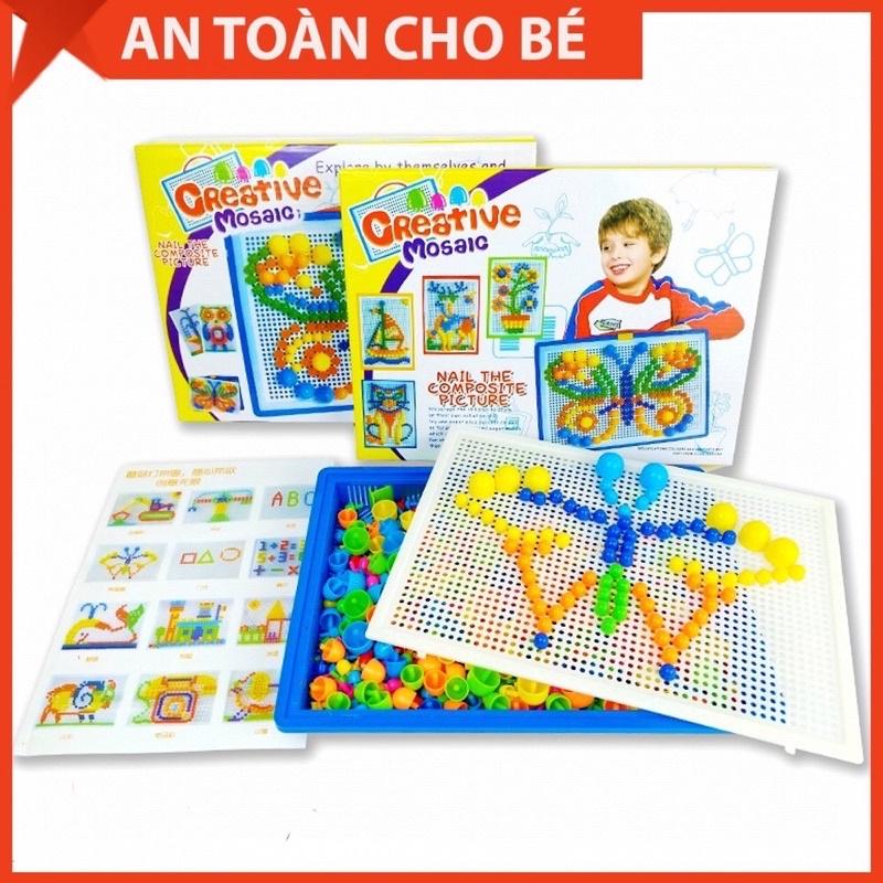 Bộ đồ chơi lắp ghép lego hình nấm cho be 296 chi tiết