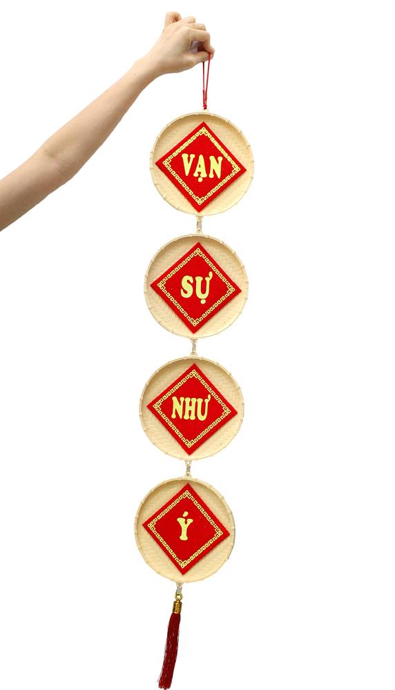 Dây Treo Trang Trí Tết Hình Mẹt Lớn - Vạn Sự Như Ý