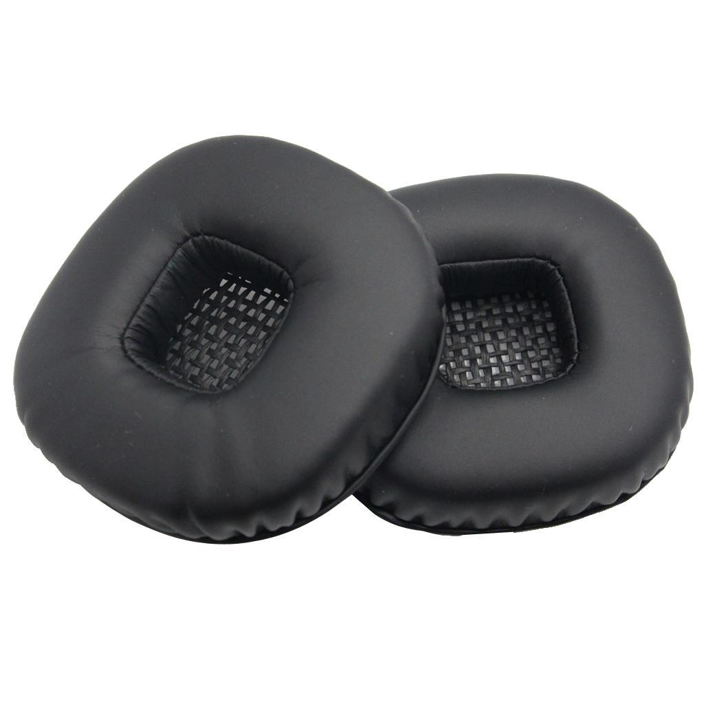 Replacement Ear Pads Cushions for Major Headphones Black+White