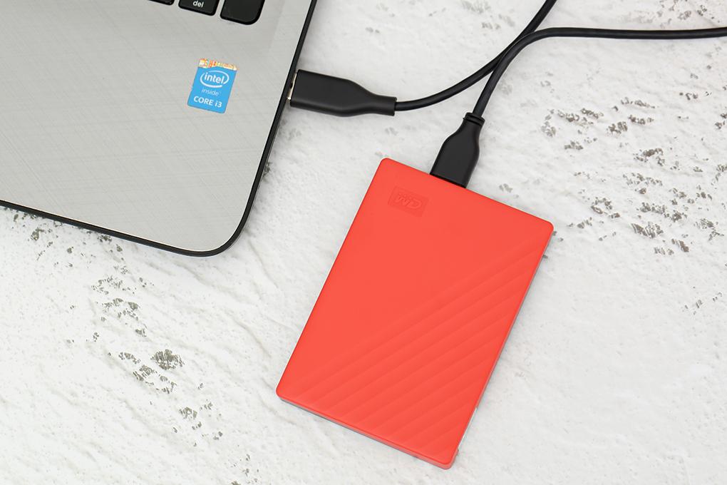 Ổ cứng HDD 1TB WD My Passport G0010BRD Đỏ - Hàng chính hãng