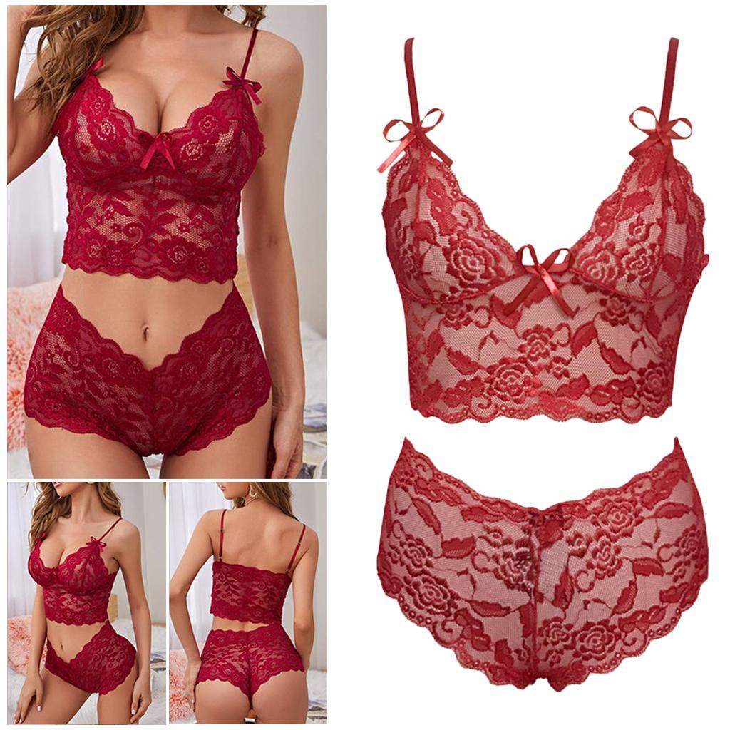Women and Panties Set Strappy Underwear