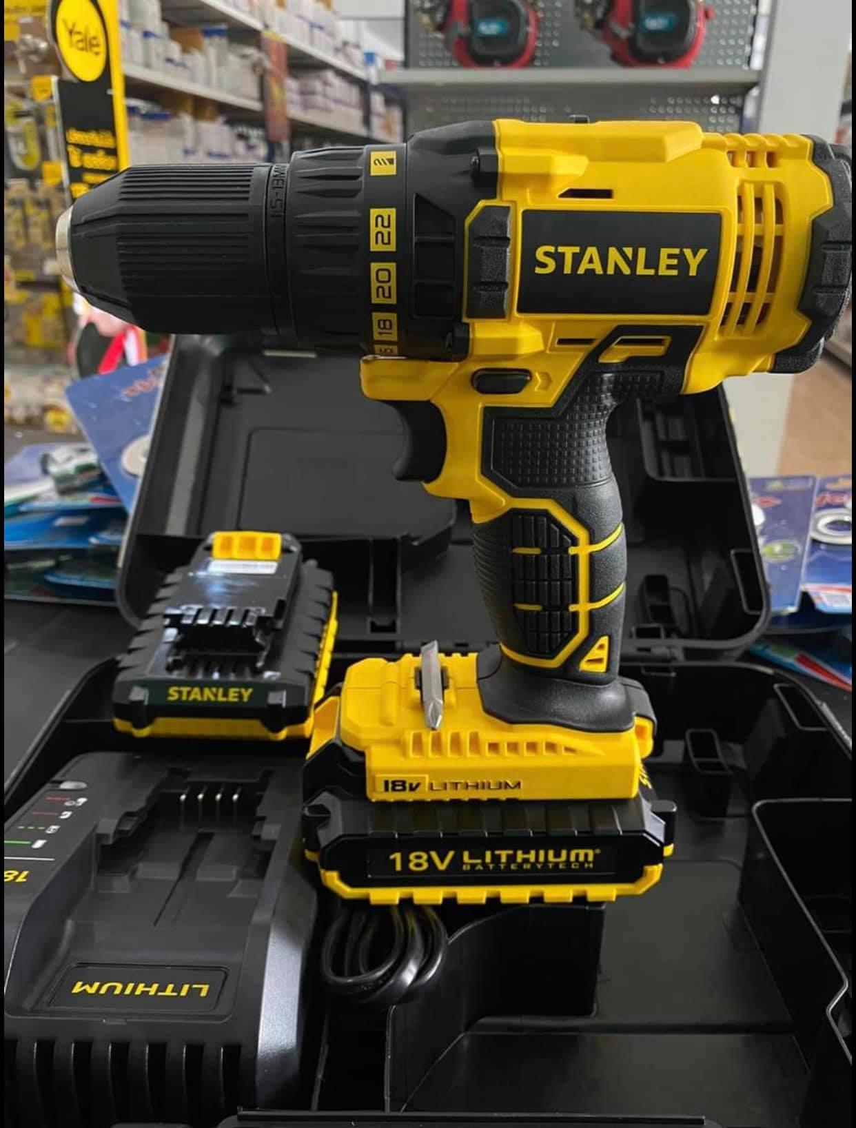 MÁY KHOAN CẦM TAY 18V STANLEY SCH20C2K-B1- HÀNG CHÍNH HÃNG