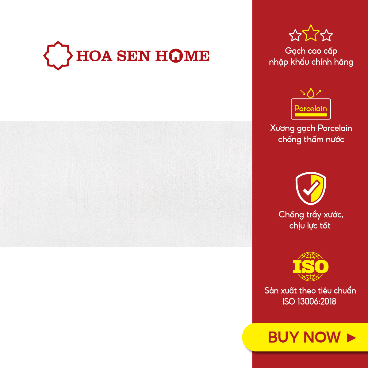 Gạch men lát nền LUSTRA INCEF0300600016TN màu kem, họa tiết vân đá tự nhiên, chống trầy chống ẩm vượt trội, kích thước 300mmx600mm - Hoa Sen Home - Hàng chính hãng (Thùng)