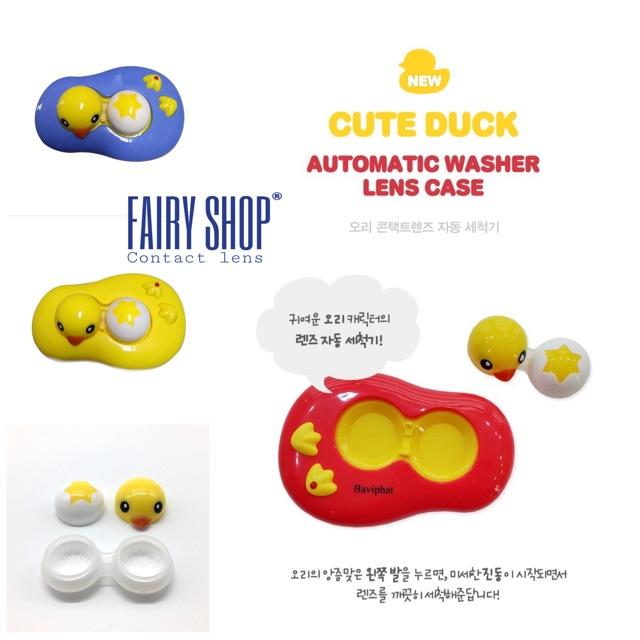 Máy rửa lens rự động Ducky - Kính Áp Tròng FAIRY SHOP CONTACT LENS