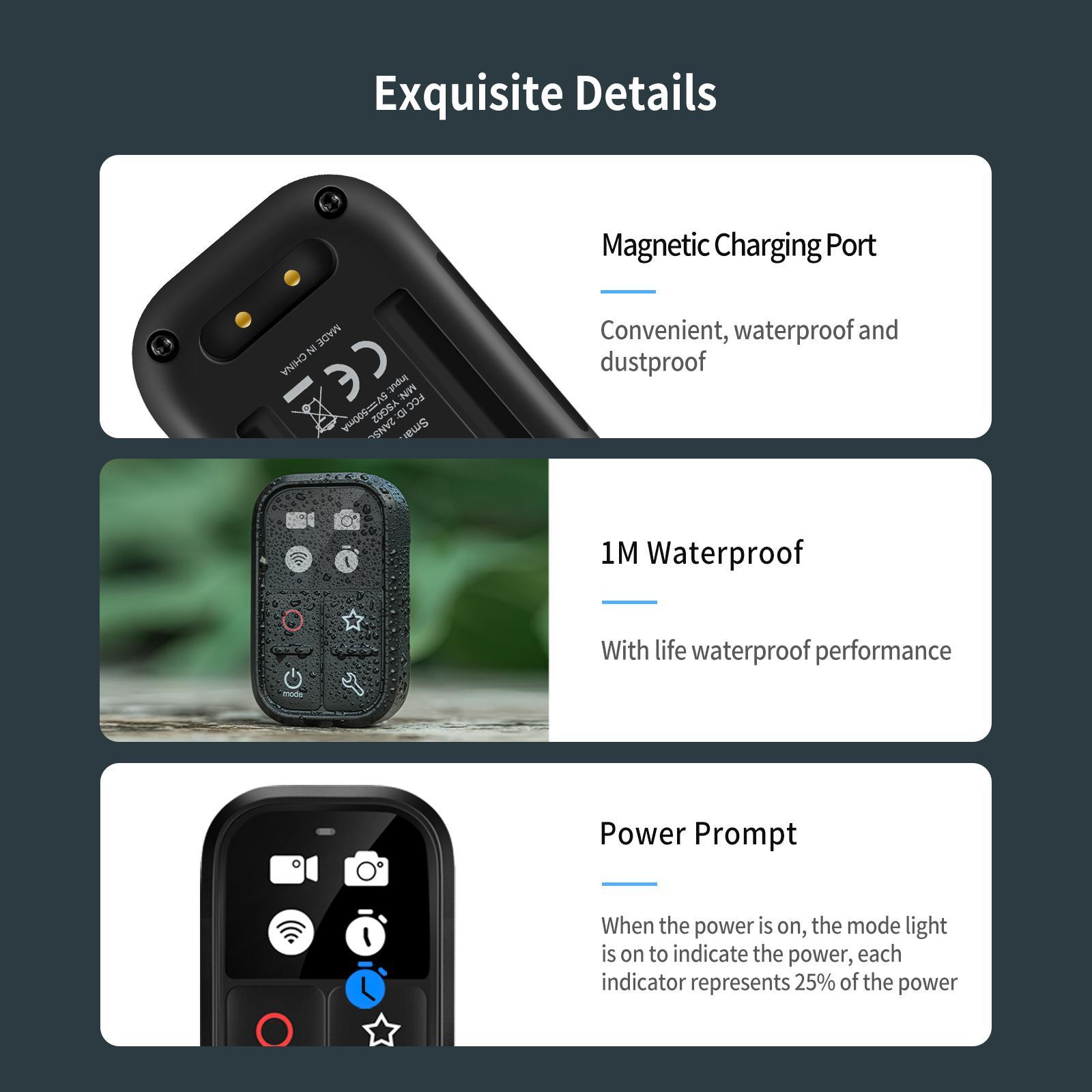WiFi Remote Control Multifunctional Wireless for    8/9/Max Black