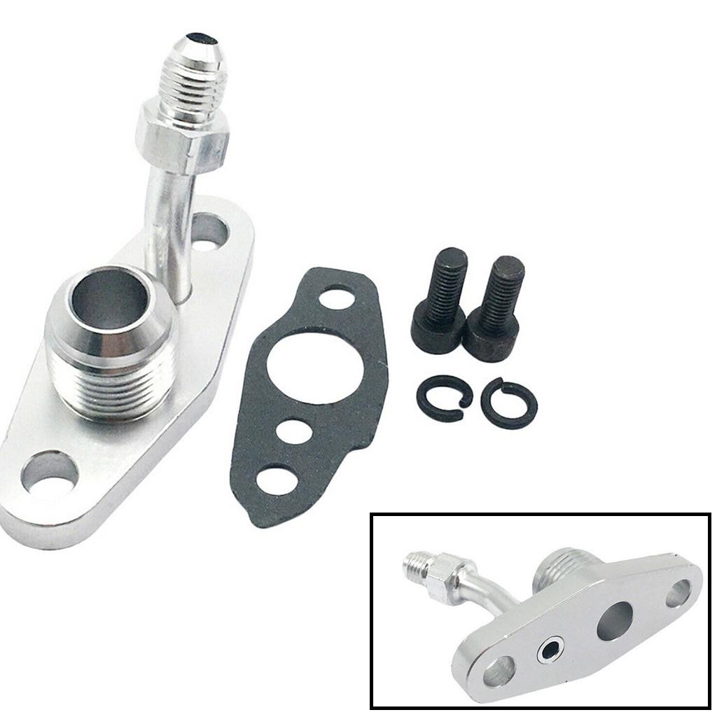 Turbo Oil Feed 4AN & Return 10AN Flanges for  CT9 CT12 CT20 CT26