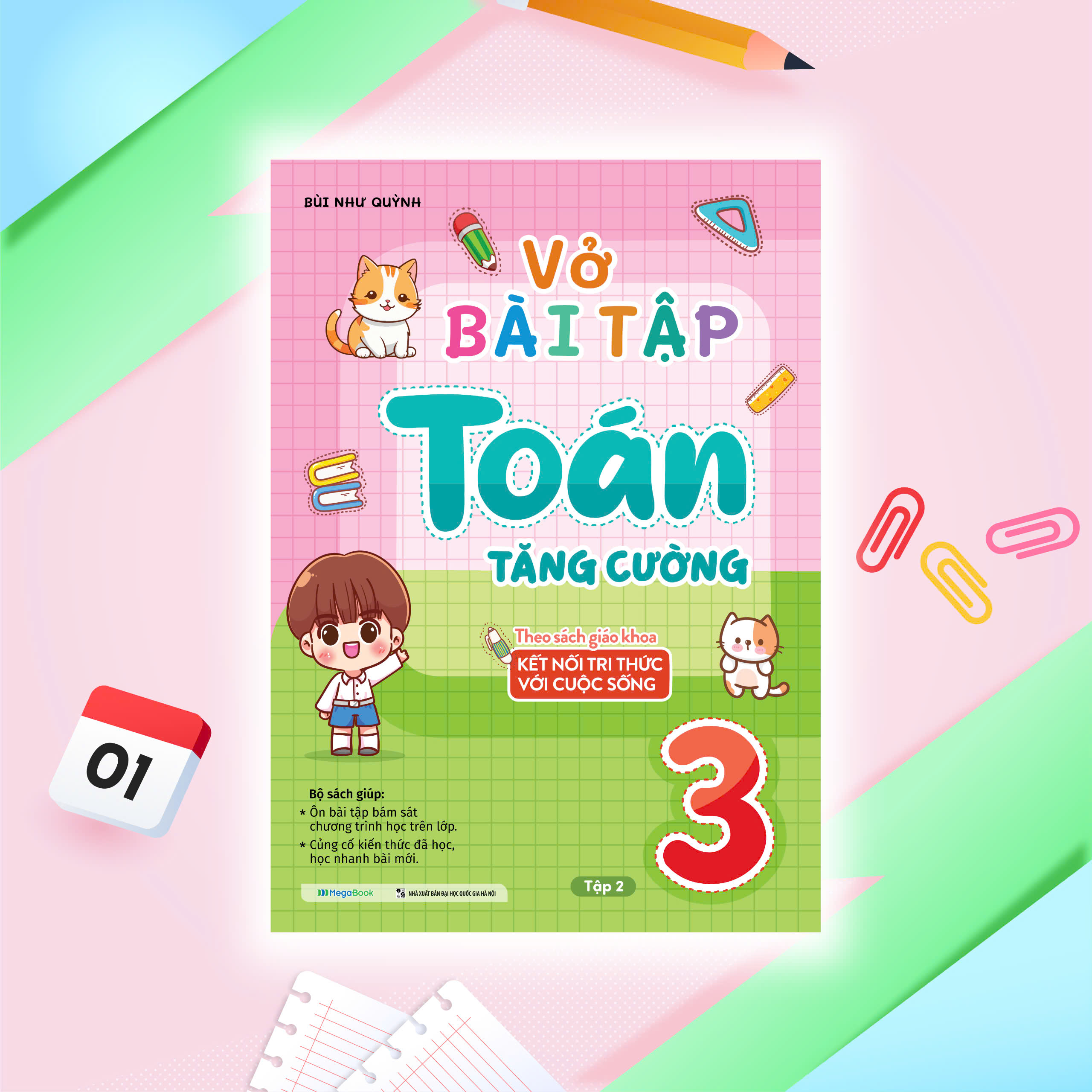 Vở bài tập Toán tăng cường lớp 3 tập 2 (Theo sách giáo khoa kết nối tri thức với cuộc sống)