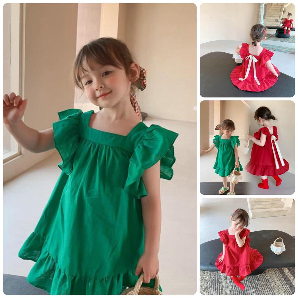 VL85 Size90-130 Đầm bé gái Thời trang trẻ Em hàng quảng châu