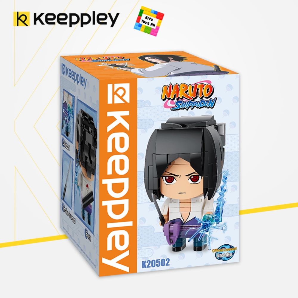 Đồ Chơi Lắp Ráp Naruto Keeppley Mô Hình Nhân Vật Truyện Tranh Sasuke Brickheadz K20502