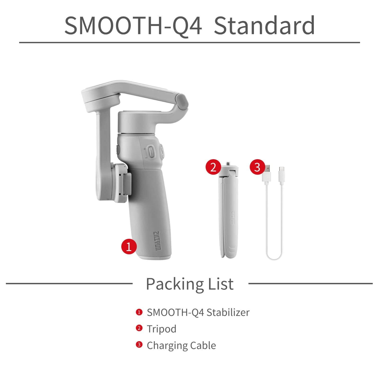 Gimbal chống rung Zhiyun Smooth Q4 Hàng chính hãng.