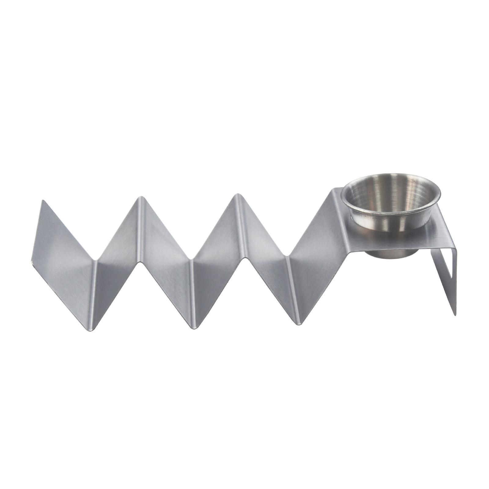 Taco Holder Stand Plate Hot Dog Holder Server for Picnic, Party, Festivals